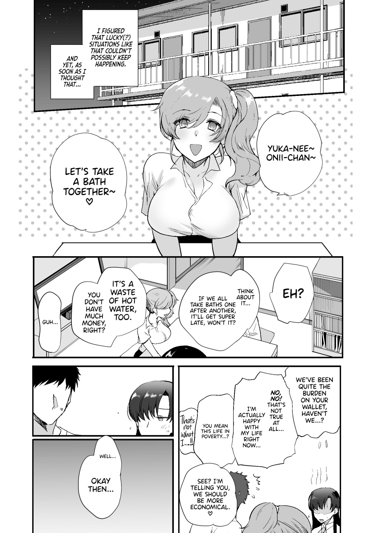 Hentai Manga Comic-My Roommates Are Way Too Lewd ~Living in a One-Room Apartment With Two Perverted Sisters~-Read-31